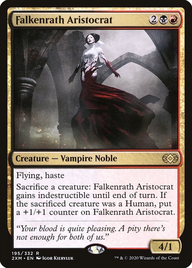 Falkenrath Aristocrat [Double Masters] | Arkham Games and Comics