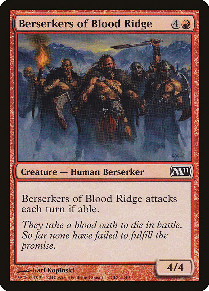 Berserkers of Blood Ridge [Magic 2011] | Arkham Games and Comics