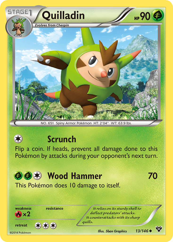 Quilladin (13/146) [XY: Base Set] | Arkham Games and Comics