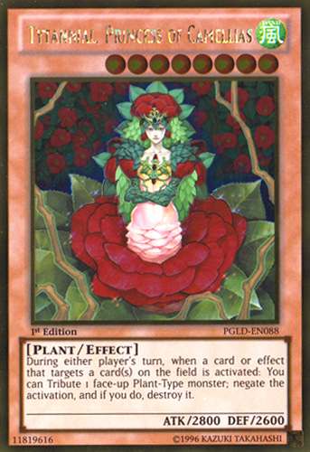 Tytannial, Princess of Camellias [PGLD-EN088] Gold Rare | Arkham Games and Comics