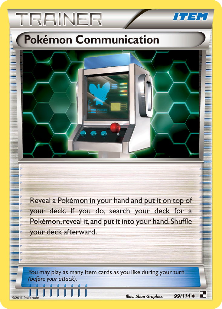 Pokemon Communication (99/114) [Black & White: Base Set] | Arkham Games and Comics