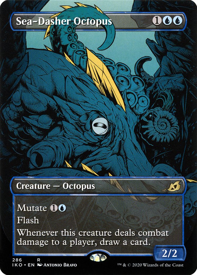 Sea-Dasher Octopus (Showcase) [Ikoria: Lair of Behemoths] | Arkham Games and Comics