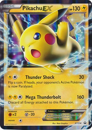 Pikachu EX (XY174) (Jumbo Card) [XY: Black Star Promos] | Arkham Games and Comics