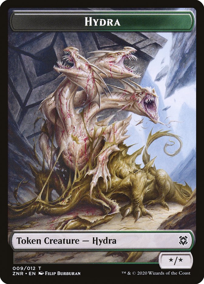 Hydra Token [Zendikar Rising] | Arkham Games and Comics