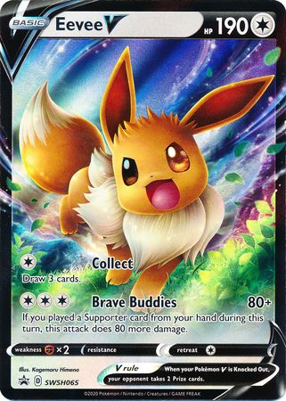 Eevee V (SWSH065) [Sword & Shield: Black Star Promos] | Arkham Games and Comics