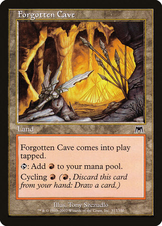 Forgotten Cave [Onslaught] | Arkham Games and Comics