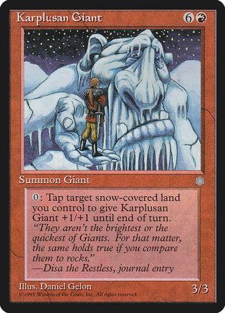 Karplusan Giant [Ice Age] | Arkham Games and Comics