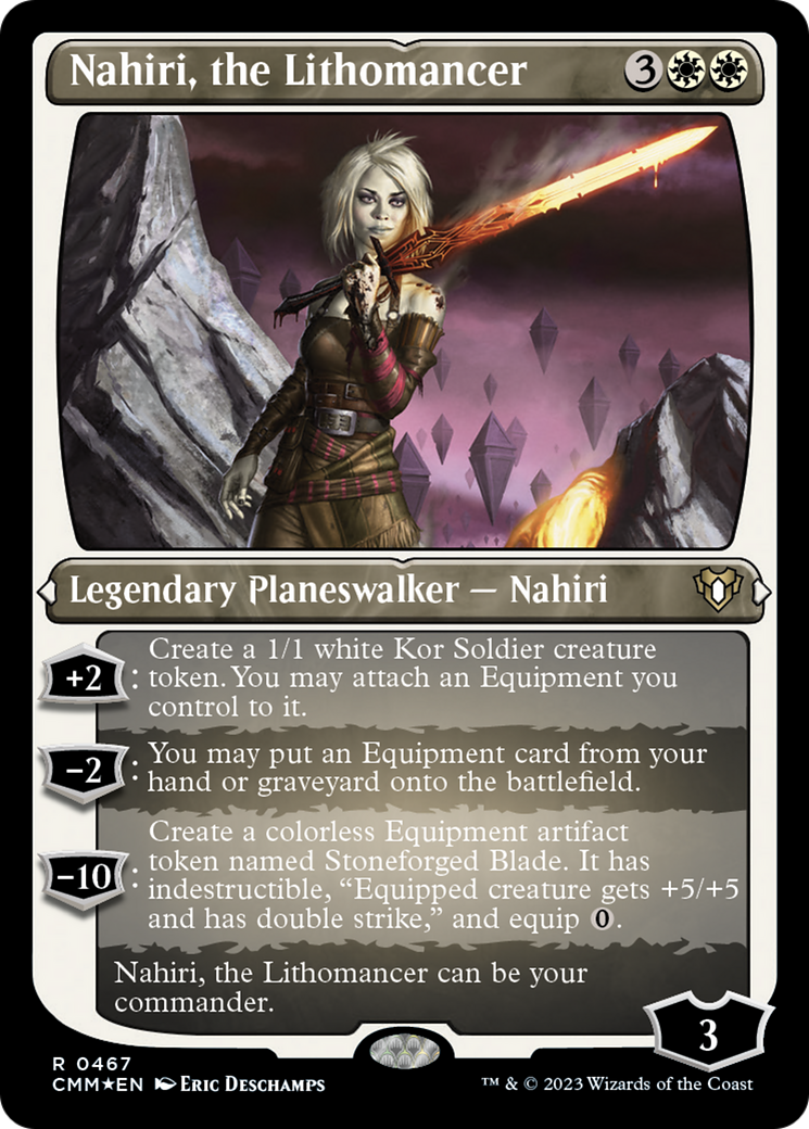 Nahiri, the Lithomancer (Foil Etched) [Commander Masters] | Arkham Games and Comics