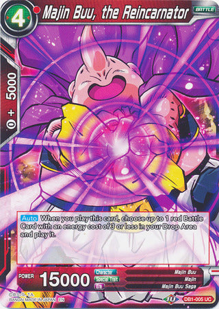 Majin Buu, the Reincarnator (DB1-005) [Dragon Brawl] | Arkham Games and Comics