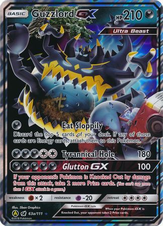 Guzzlord GX (63a/111) (Jumbo Card) [Sun & Moon: Crimson Invasion] | Arkham Games and Comics