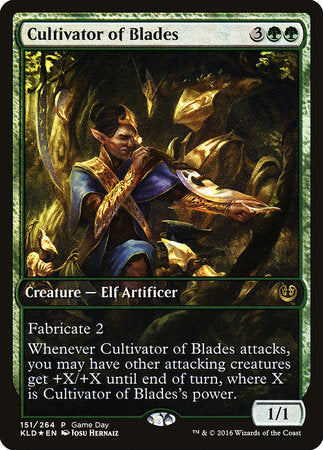 Cultivator of Blades [Kaladesh Promos] | Arkham Games and Comics