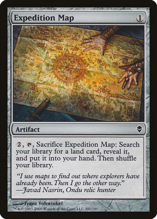 Expedition Map [Zendikar] | Arkham Games and Comics
