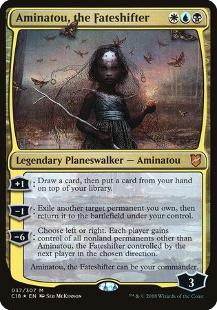 Aminatou, the Fateshifter (Commander 2018) [Commander 2018 Oversized] | Arkham Games and Comics