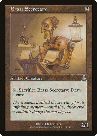 Brass Secretary [Urza's Destiny] | Arkham Games and Comics