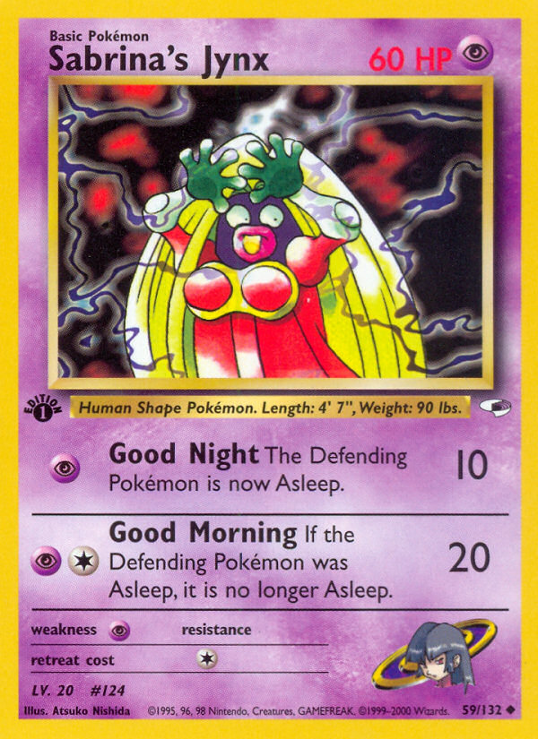 Sabrina's Jynx (59/132) [Gym Heroes 1st Edition] | Arkham Games and Comics