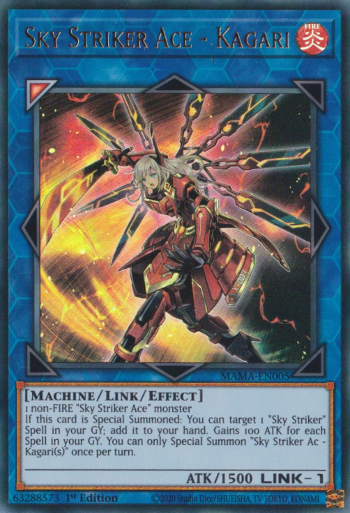 Sky Striker Ace - Kagari [MAMA-EN005] Ultra Rare | Arkham Games and Comics