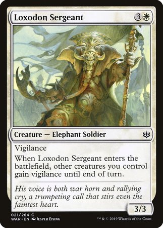 Loxodon Sergeant [War of the Spark] | Arkham Games and Comics