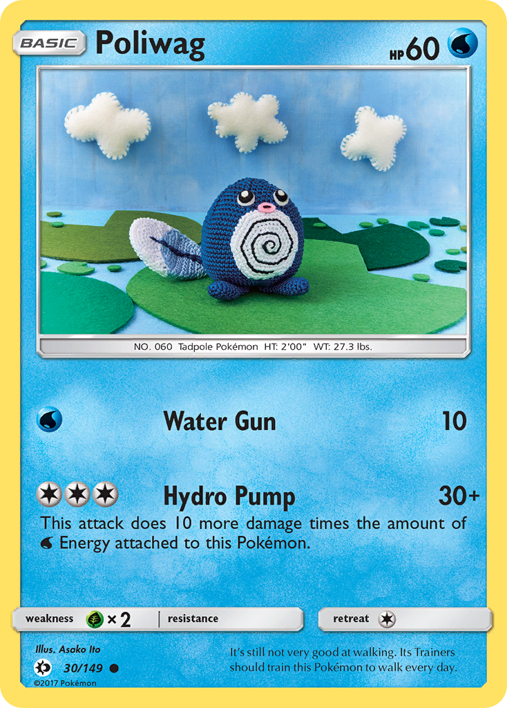 Poliwag (30/149) [Sun & Moon: Base Set] | Arkham Games and Comics