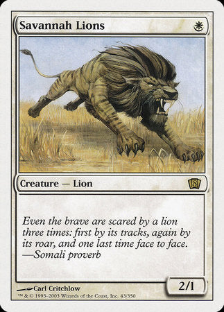 Savannah Lions [Eighth Edition] | Arkham Games and Comics
