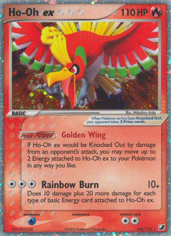 Ho-Oh ex (104/115) [EX: Unseen Forces] | Arkham Games and Comics