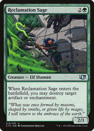Reclamation Sage [Commander 2014] | Arkham Games and Comics