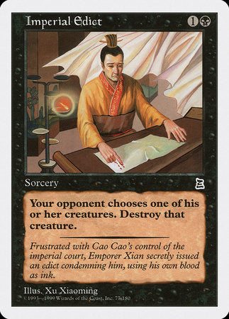Imperial Edict [Portal Three Kingdoms] | Arkham Games and Comics