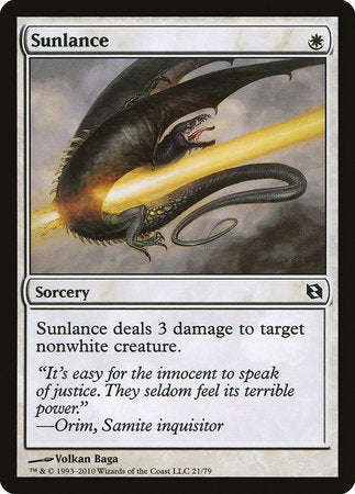 Sunlance [Duel Decks: Elspeth vs. Tezzeret] | Arkham Games and Comics