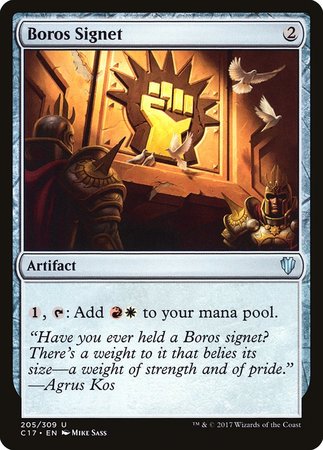Boros Signet [Commander 2017] | Arkham Games and Comics