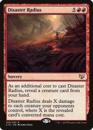 Disaster Radius [Commander 2015] | Arkham Games and Comics