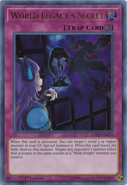 World Legacy's Secret [EXFO-EN072] Ultra Rare | Arkham Games and Comics