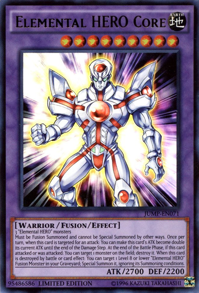 Elemental Hero Core [JUMP-EN071] Ultra Rare | Arkham Games and Comics