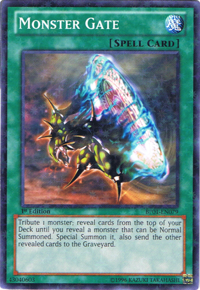 Monster Gate [BP01-EN079] Starfoil Rare | Arkham Games and Comics