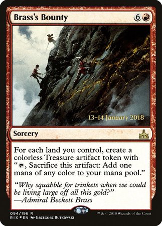 Brass's Bounty [Rivals of Ixalan Promos] | Arkham Games and Comics