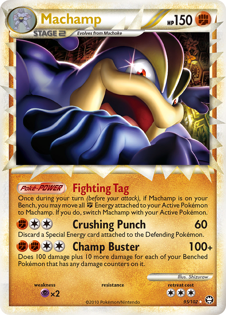 Machamp (95/102) [HeartGold & SoulSilver: Triumphant] | Arkham Games and Comics