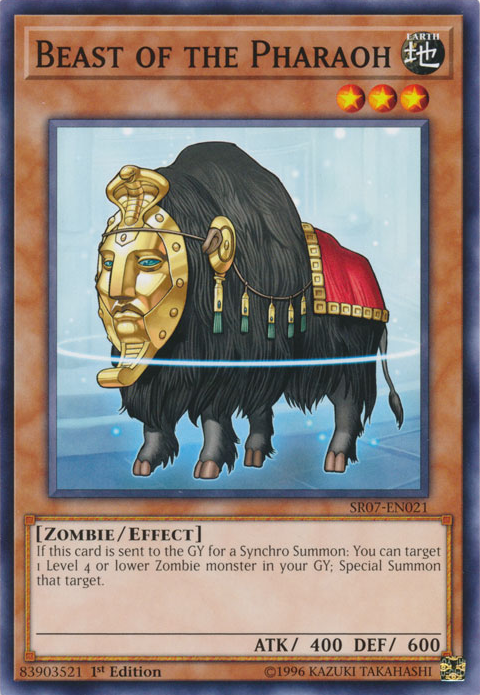 Beast of the Pharaoh [SR07-EN021] Common | Arkham Games and Comics