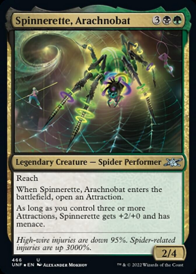 Spinnerette, Arachnobat (Galaxy Foil) [Unfinity] | Arkham Games and Comics