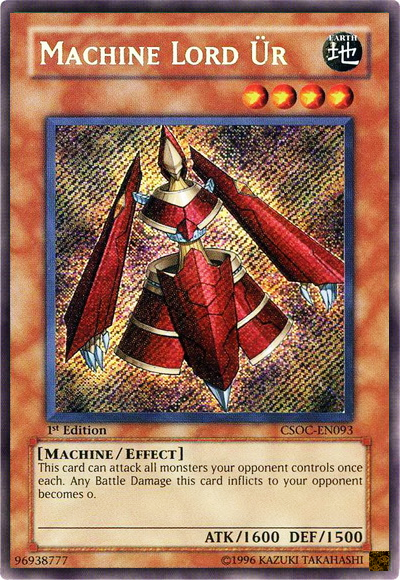 Machine Lord Ur [CSOC-EN093] Secret Rare | Arkham Games and Comics