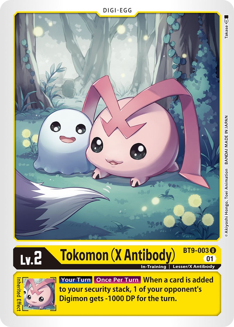 Tokomon (X Antibody) [BT9-003] [X Record] | Arkham Games and Comics