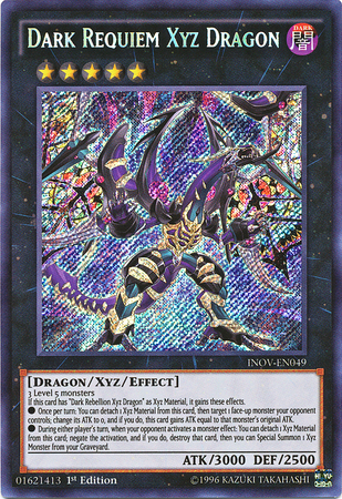 Dark Requiem Xyz Dragon [INOV-EN049] Secret Rare | Arkham Games and Comics