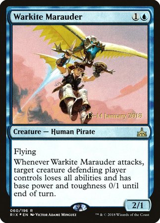 Warkite Marauder [Rivals of Ixalan Promos] | Arkham Games and Comics