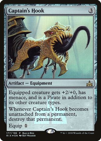 Captain's Hook [Rivals of Ixalan Promos] | Arkham Games and Comics