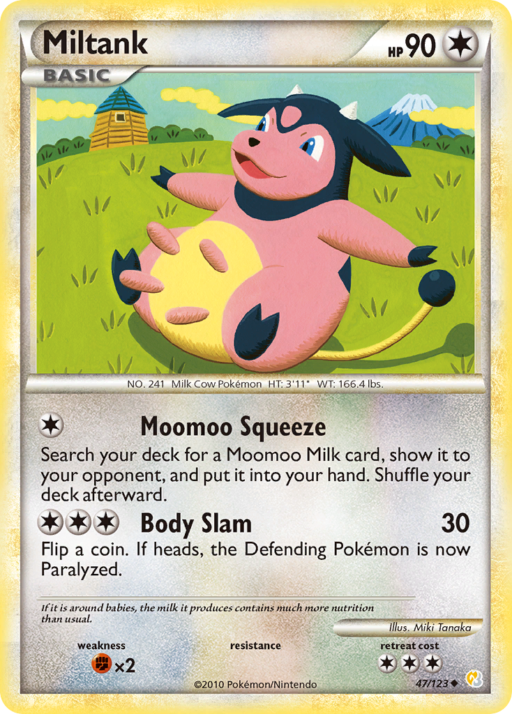 Miltank (47/123) [HeartGold & SoulSilver: Base Set] | Arkham Games and Comics