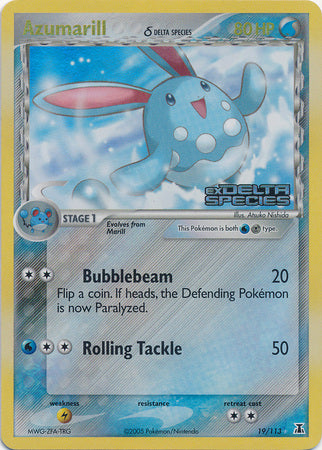 Azumarill (19/113) (Delta Species) (Stamped) [EX: Delta Species] | Arkham Games and Comics