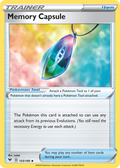 Memory Capsule (155/185) [Sword & Shield: Vivid Voltage] | Arkham Games and Comics