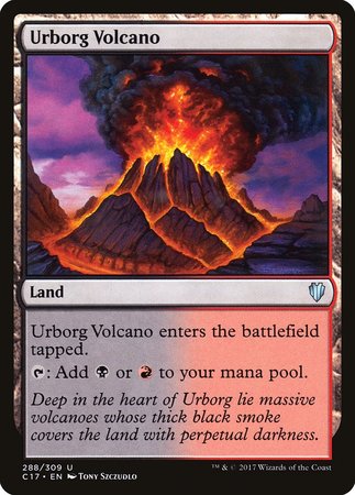 Urborg Volcano [Commander 2017] | Arkham Games and Comics
