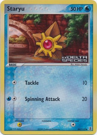 Staryu (84/113) (Stamped) [EX: Delta Species] | Arkham Games and Comics