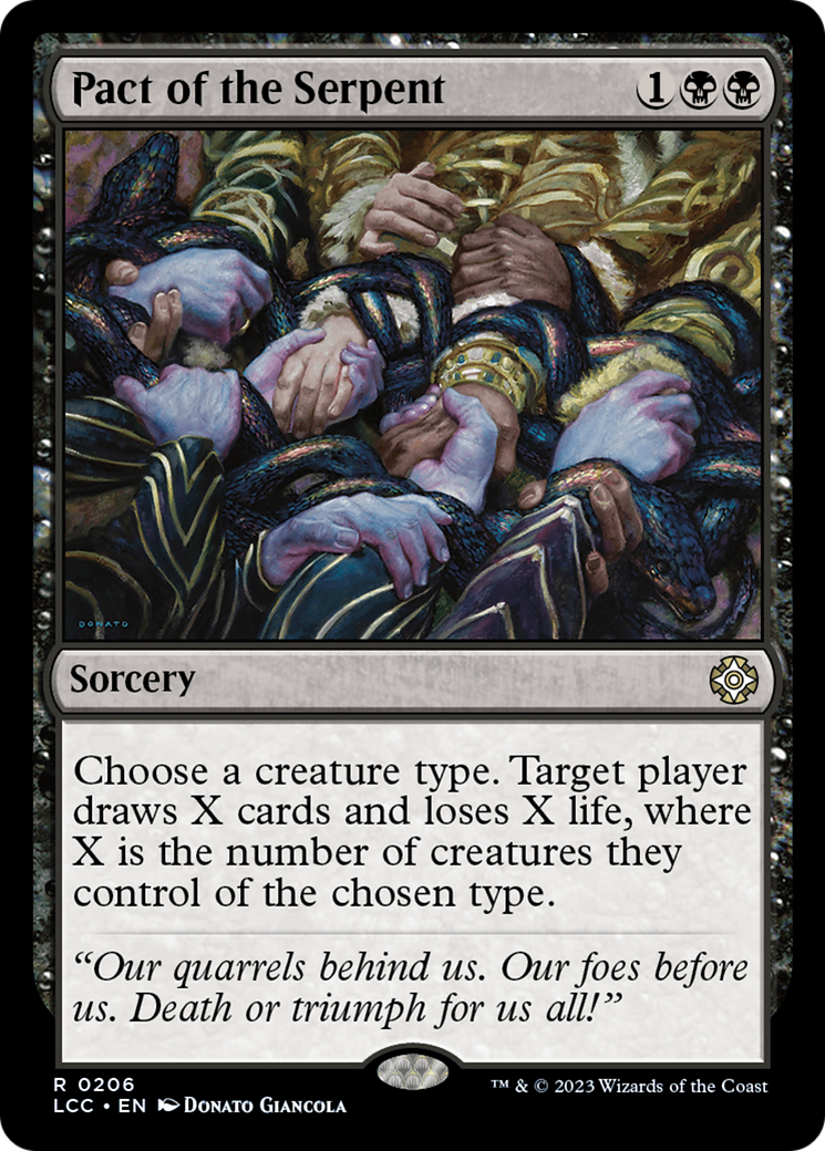 Pact of the Serpent [The Lost Caverns of Ixalan Commander] | Arkham Games and Comics
