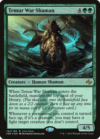 Temur War Shaman [Fate Reforged Promos] | Arkham Games and Comics