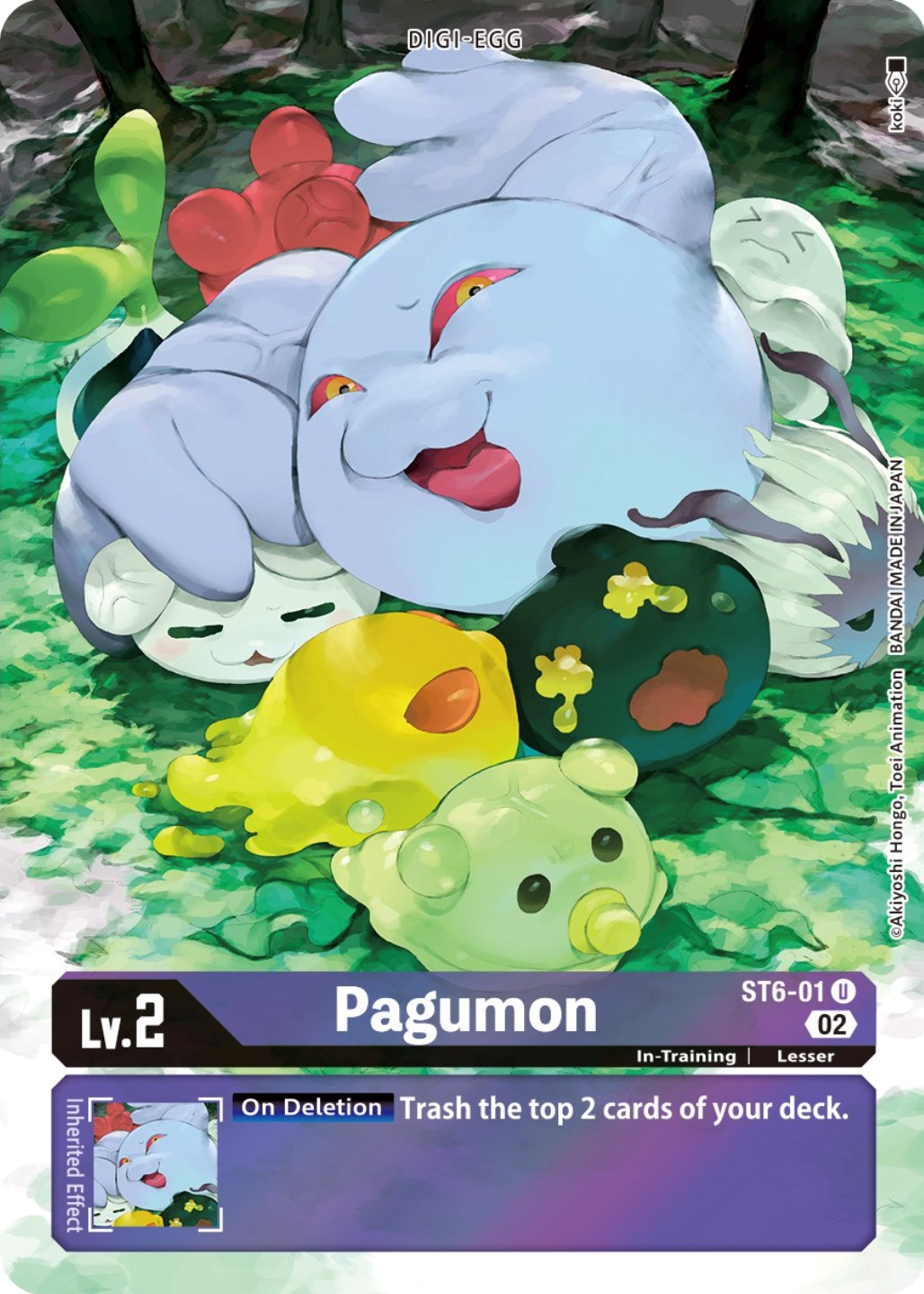 Pagumon [ST6-01] (Alternate Art) [Starter Deck: Beelzemon Advanced Deck Set] | Arkham Games and Comics