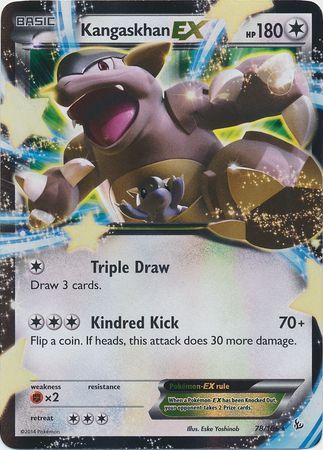 Kangaskhan EX (78/106) (Jumbo Card) [XY: Flashfire] | Arkham Games and Comics